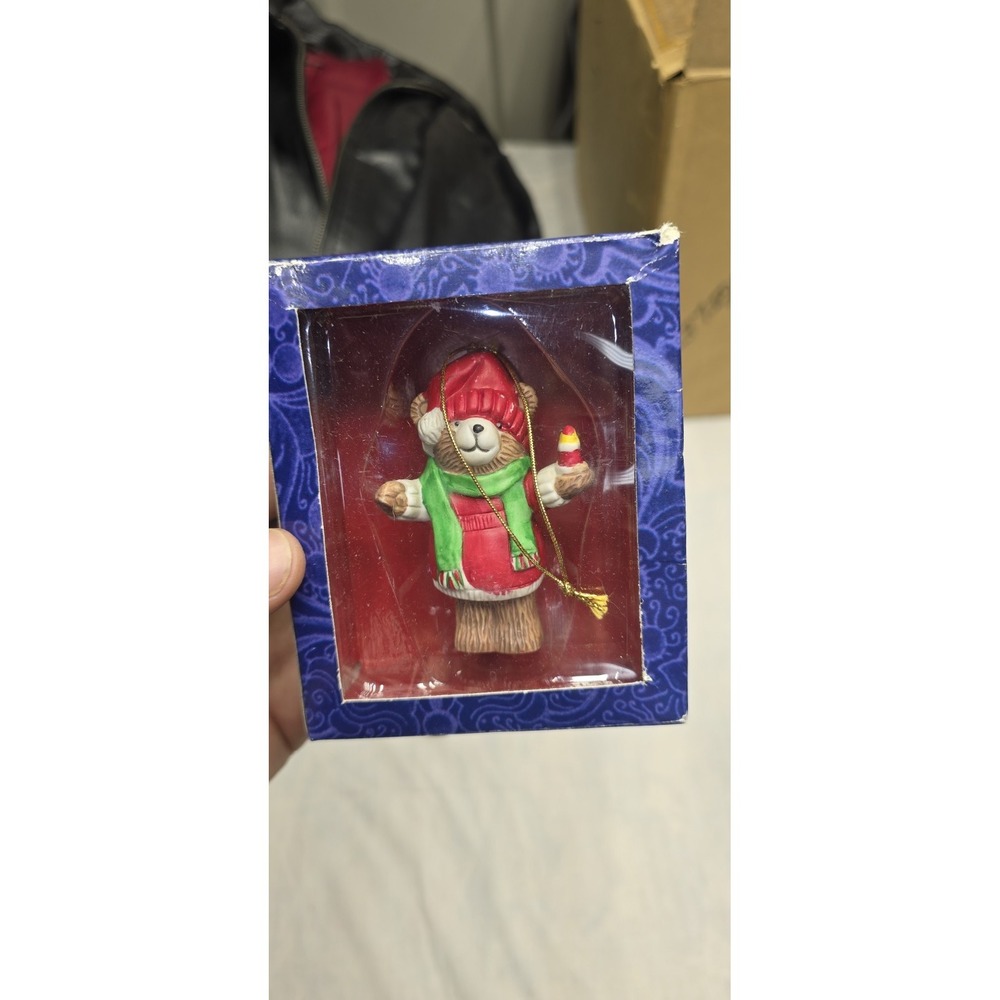 Vintage Santa's Secrets CVS Christmas Bear Ornament